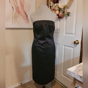 ISAAC MIZRAHI for Target Black satin dress 14